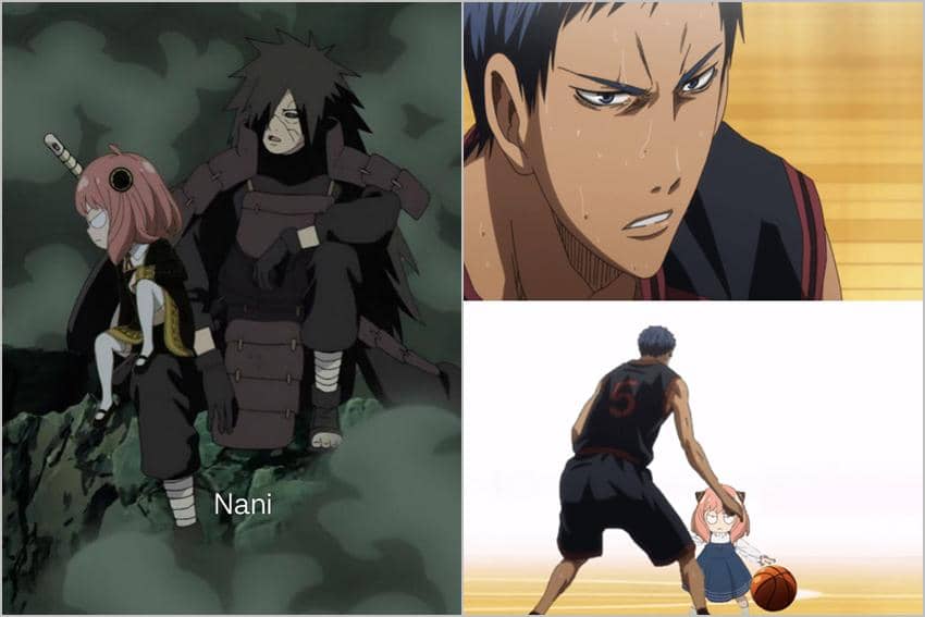 8 Meme Anya Ikut Campur di Anime Lain, Jadi Tangan Kanan Madara?