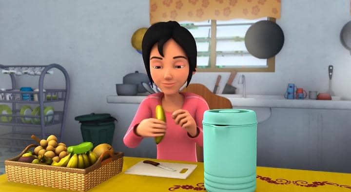3 Camilan Berbahan Pisang yang Dibuat Kak Ros di Upin & Ipin, Sedap!
