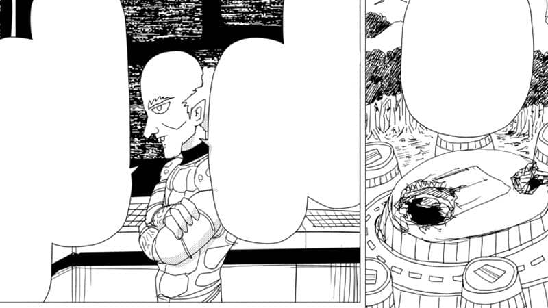 Bofoi menduga Saitama adalah kunci menghentikan Genos - One Punch Man Webcomic