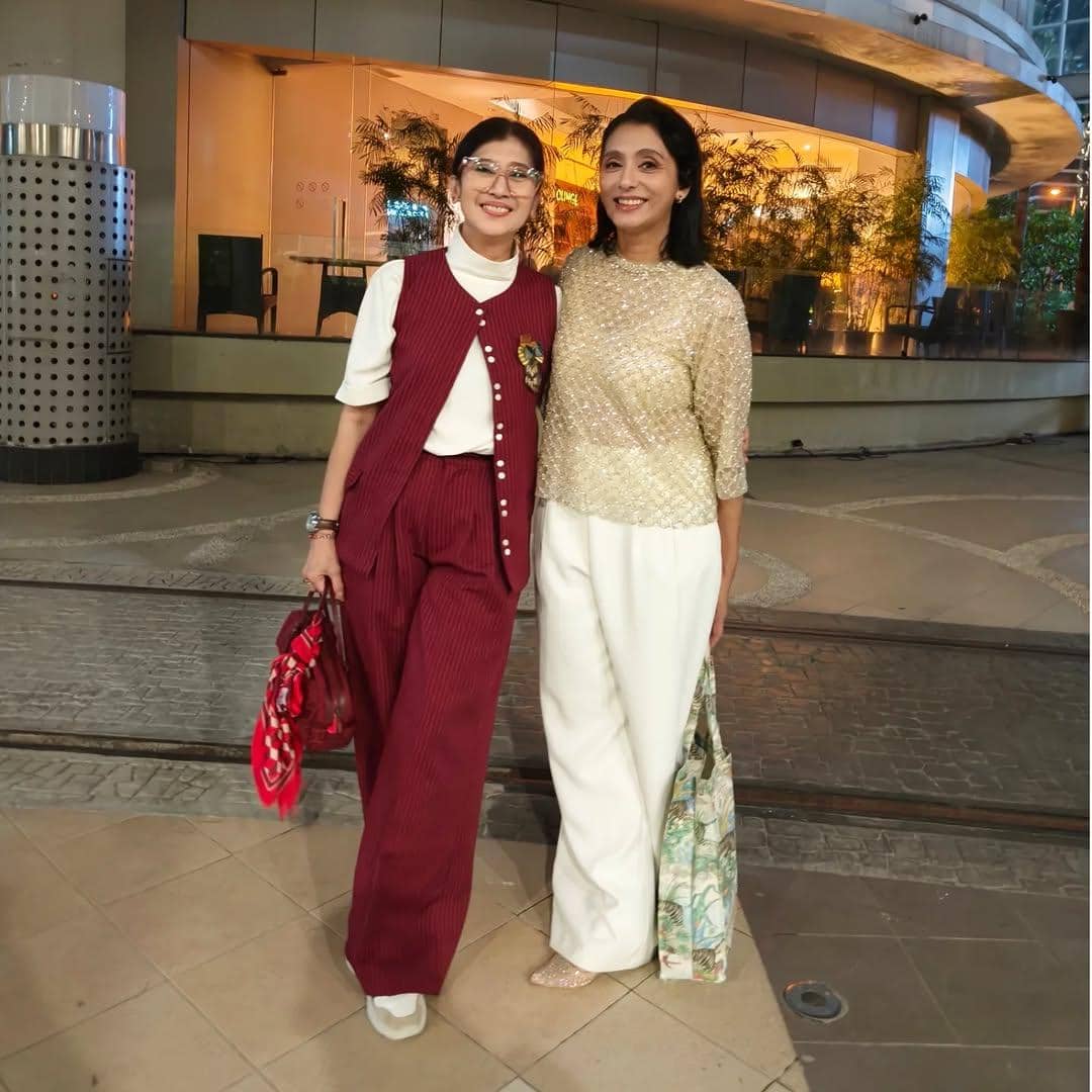 Gaya pesta cast film Ayah, ini Arahnya ke Mana, ya? 