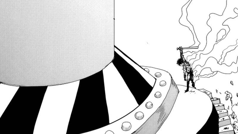 Metal Bat hendak menghancurkan antena - One Punch Man Webcomic