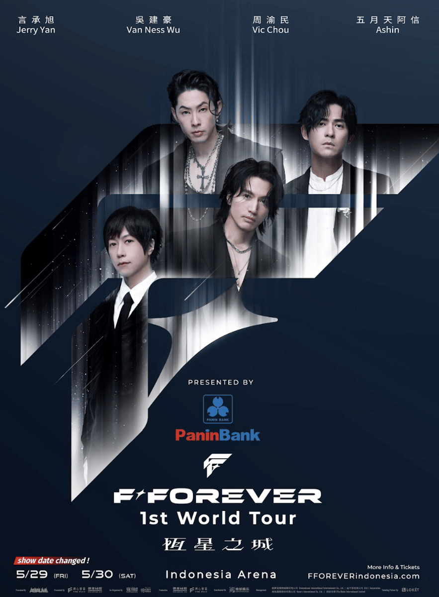 poster konser F4 di Jakarta