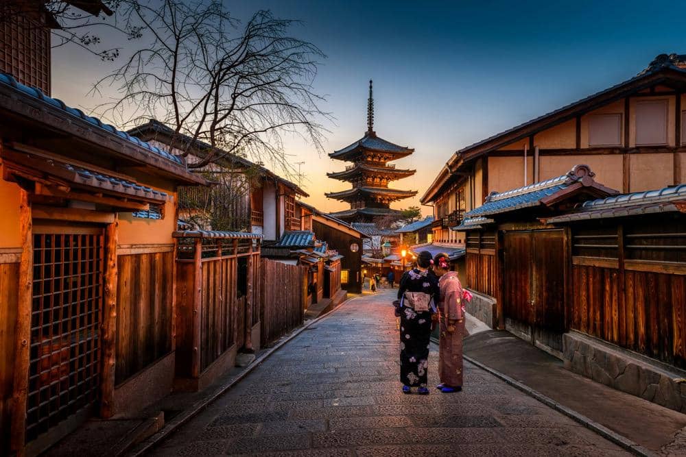 Distrik Gion di Kyoto, Jepang