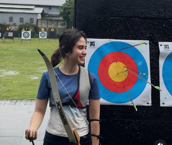 potret Tissa Biani dan Dul Jaelani panahan date