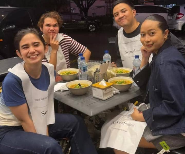 potret Tissa Biani dan Dul Jaelani panahan date