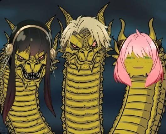 meme senyum ngeselin Anya