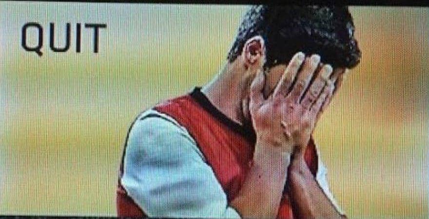 meme Arsenal kalah melawan Southampton