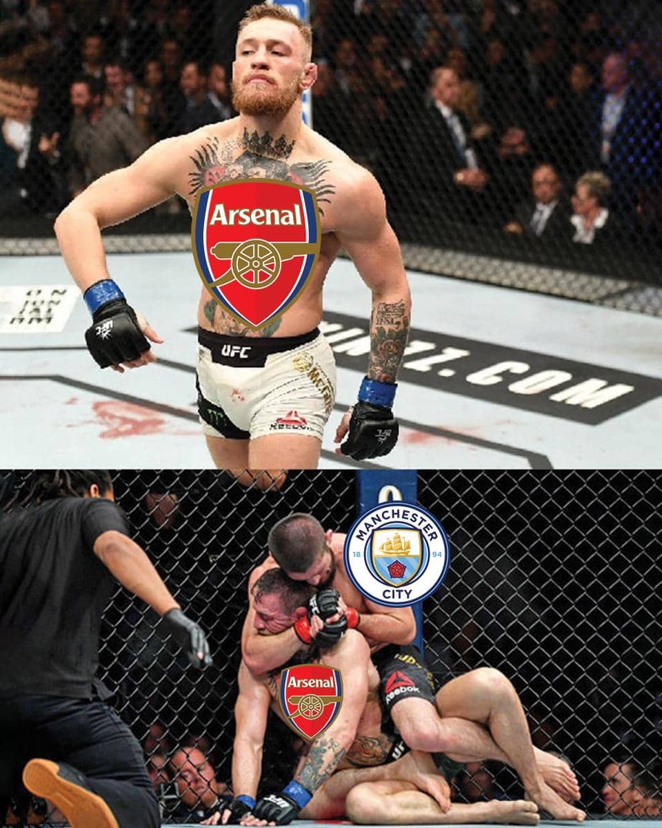 meme Arsenal kalah melawan Southampton