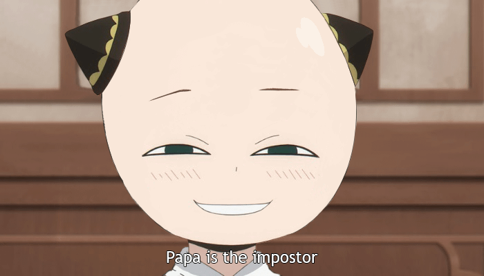 meme senyum ngeselin Anya