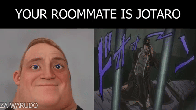 meme anime tentang teman sekamar