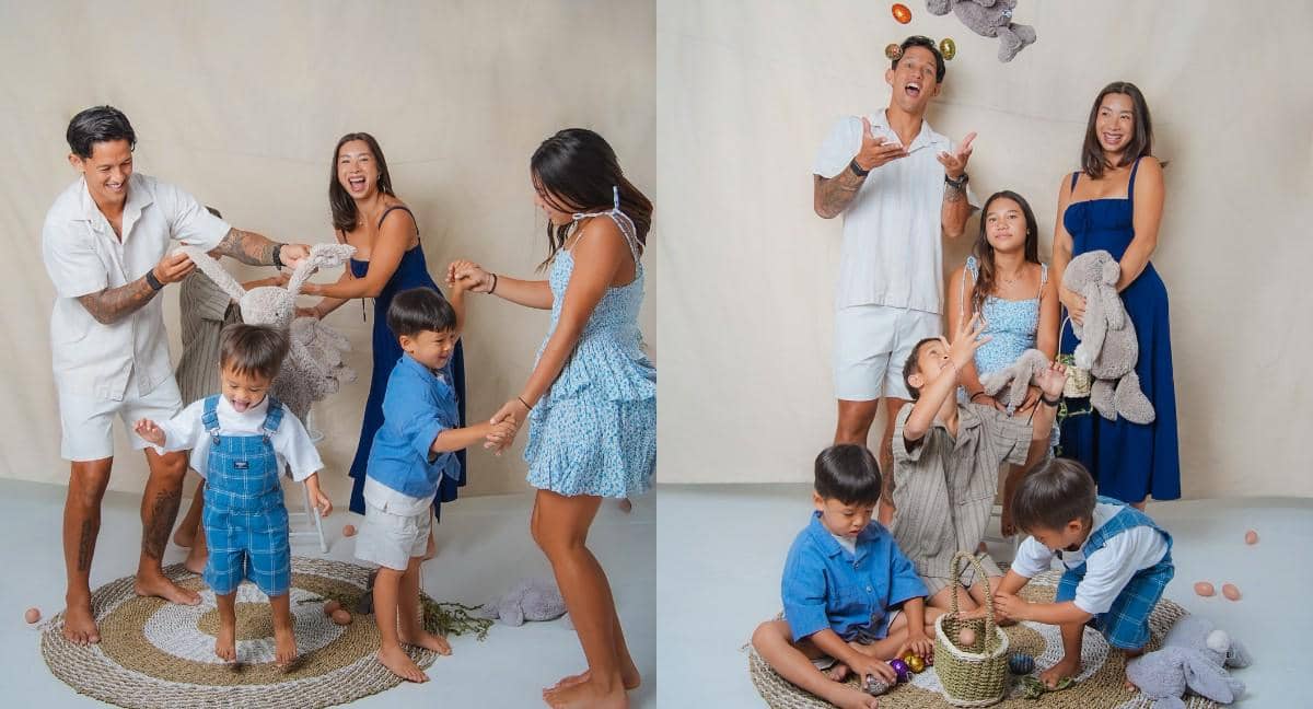 7 Potret Ceria Jennifer Bachdim dan Keluarga Merayakan Paskah