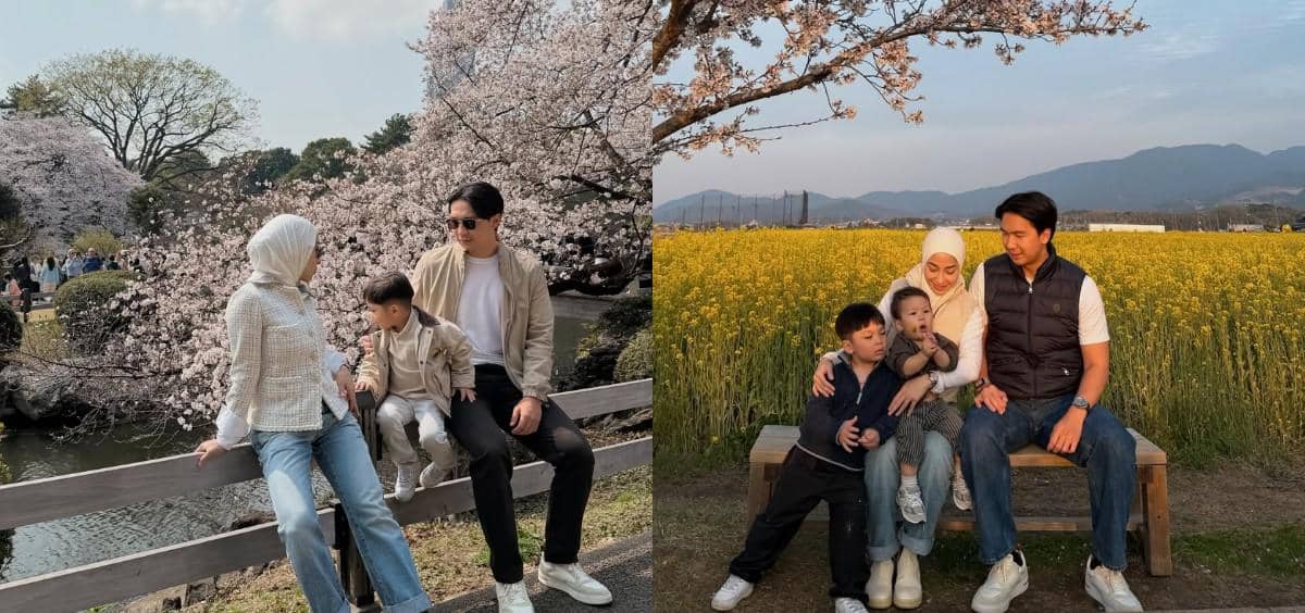 8 Potret Nikita Willy dan Keluarga Liburan di Jepang, Happy Family!