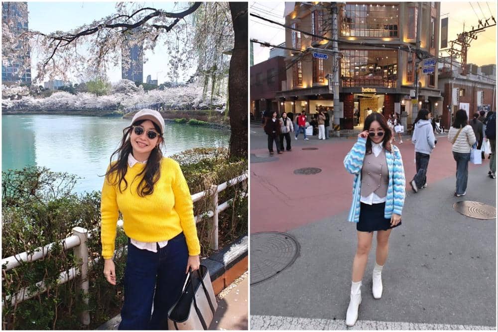 10 Potret Chef Rinrin Marinka Menikmati Musim Semi di Seoul, Enjoy!