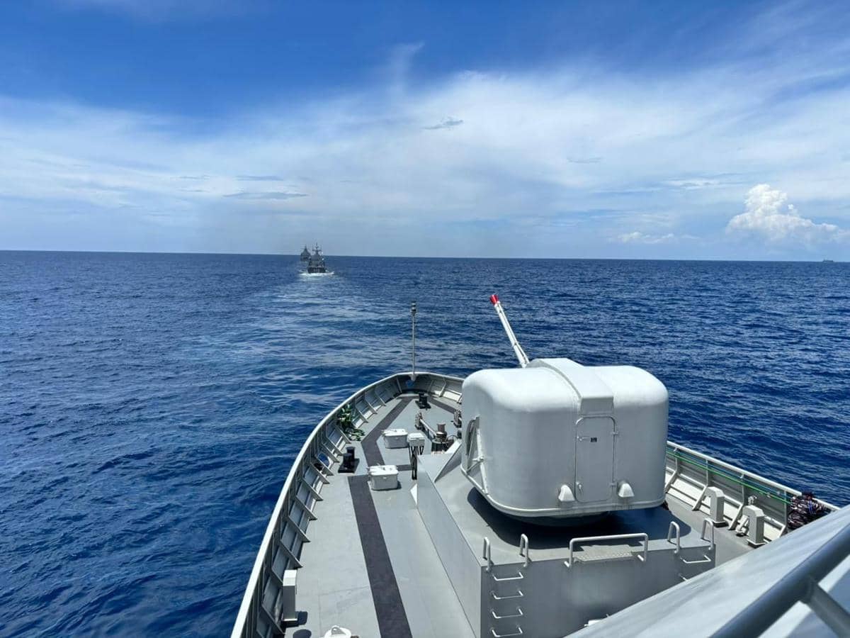 TNI AL dan AL Malaysia Gelar Latihan Bersama di Perairan Laut Jawa