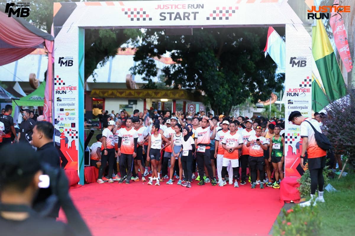 Justice Run 2026, Cara Warga Lampung Bakar Lemak Usai Lebaran