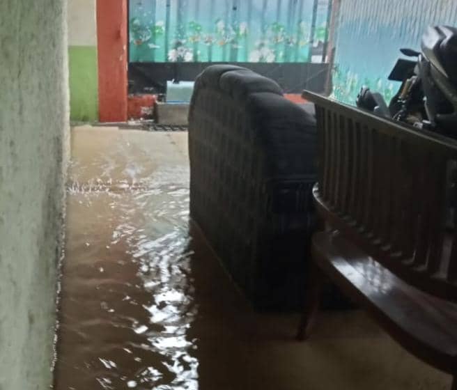 Potret Palembang banjir