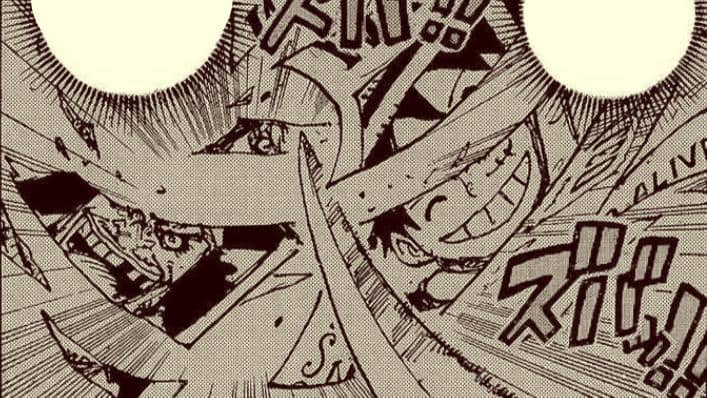 Poster Kurohige dan Luffy. (Dok. Shueisha, Eiichiro Oda/One Piece)