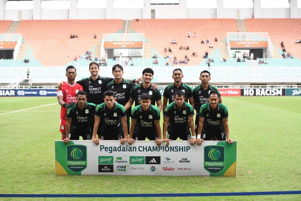 Skuat PSMS versus Persikad di Stadion Pakansari Bogor, Minggu (5/4/2026) (dok.PSMS)