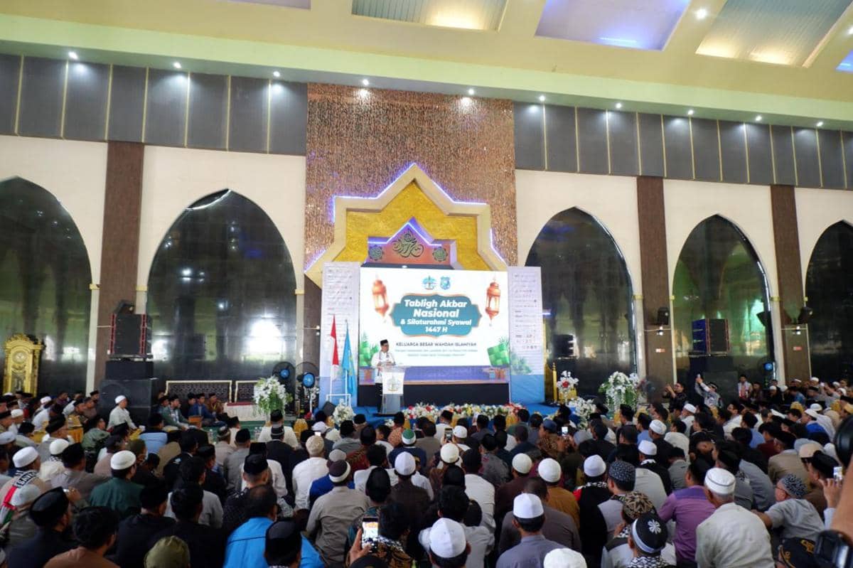 Tabligh Akbar Nasional Wahdah Islamiyah di Masjid Islamic Center Dato' Tiro, Bulukumba, Ahad (5/4/2026). (dok. Wahdah Islamiyah)
