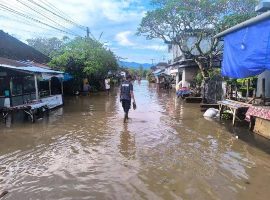 Banjir dan Longsor Terjadi di Jembrana Usai Hujan Deras