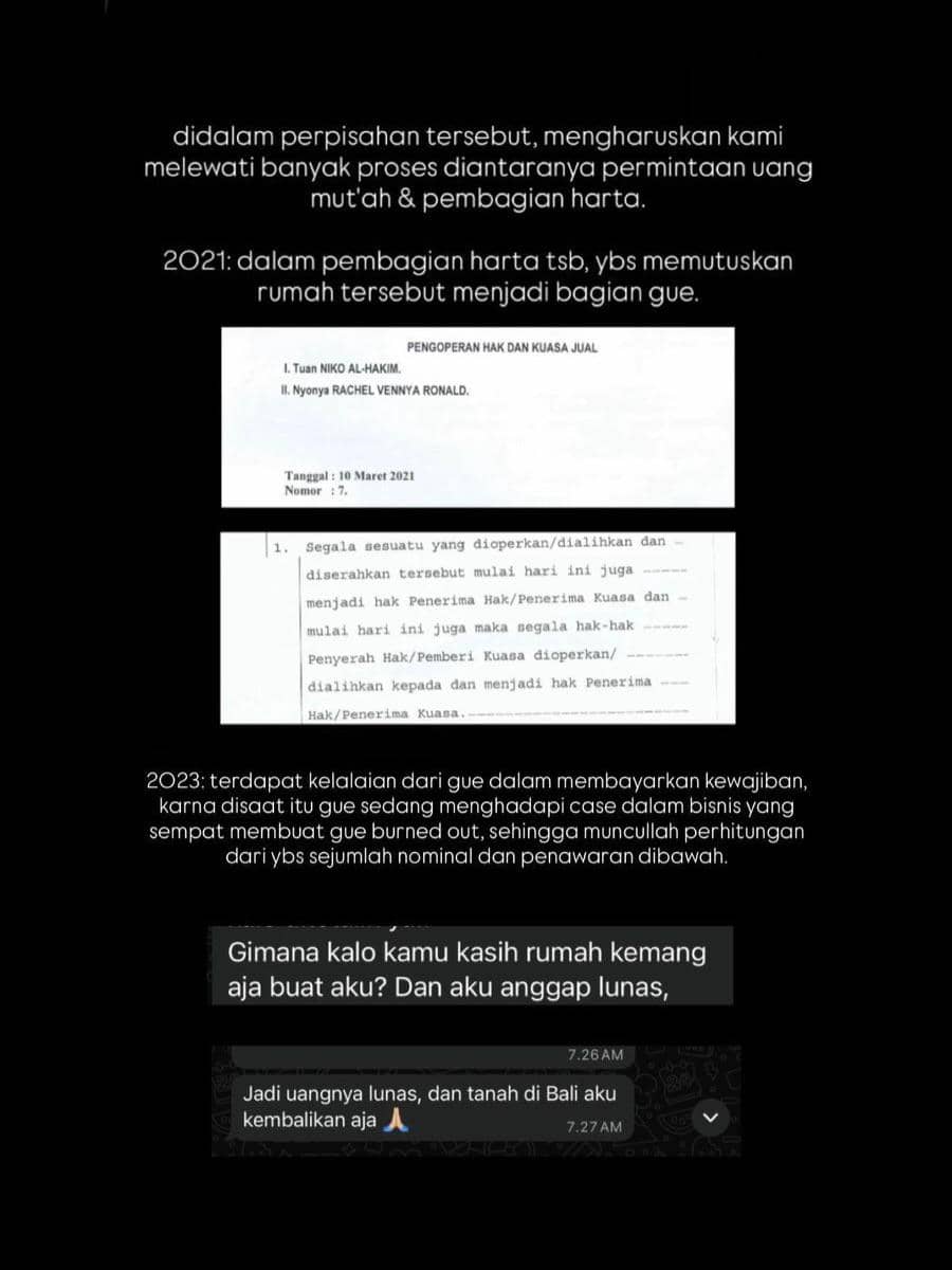 klarifikasi Okin soal mau jual rumah anak Rachel Vennya