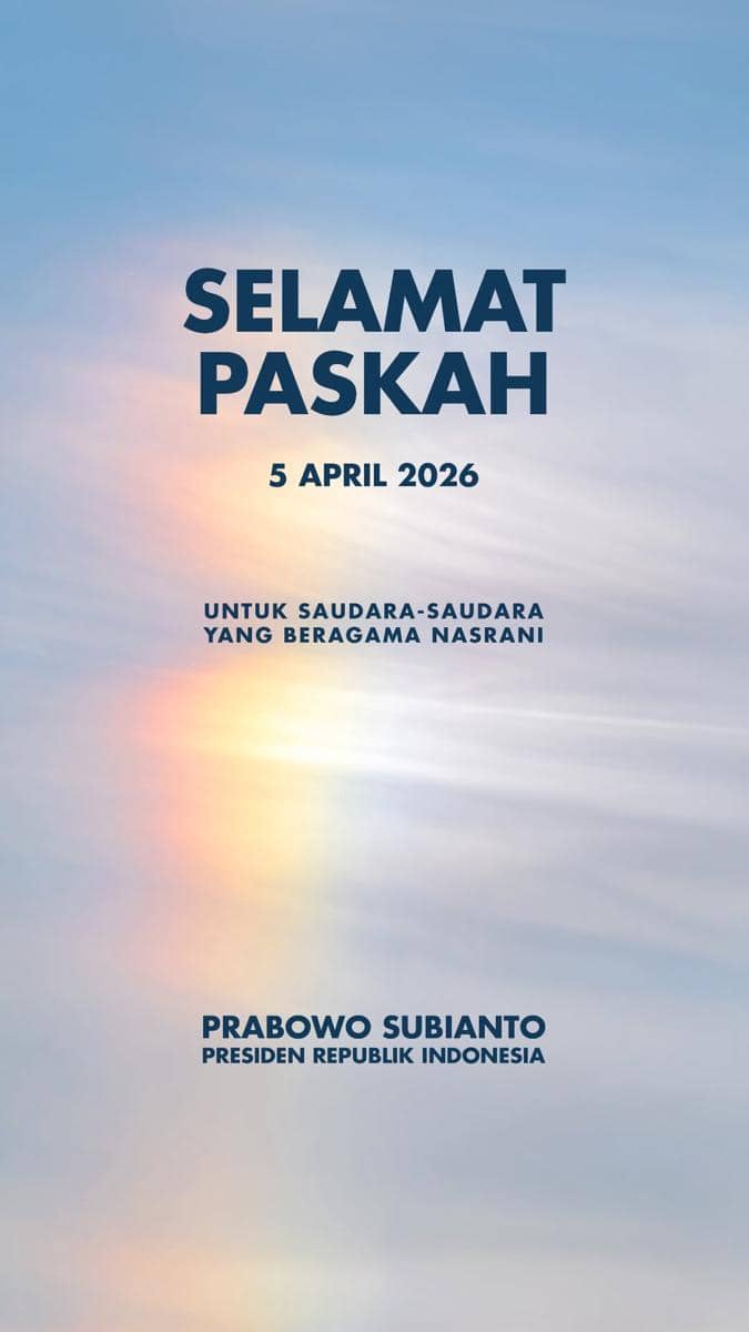 Pesan Paskah dari Prabowo