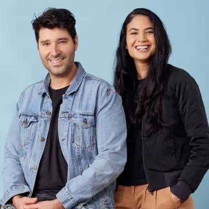 Cliff Obrecht dan Melanie Perkins