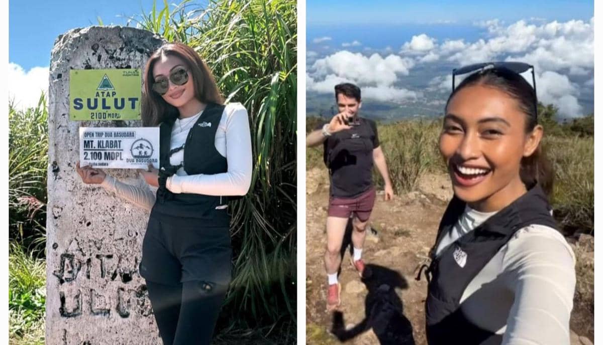 9 Potret Novia Bachmid Mendaki Gunung Klabat Sulawesi Utara, Perdana