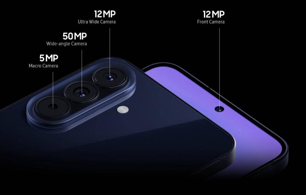 infografik kamera Samsung Galaxy A57 5G