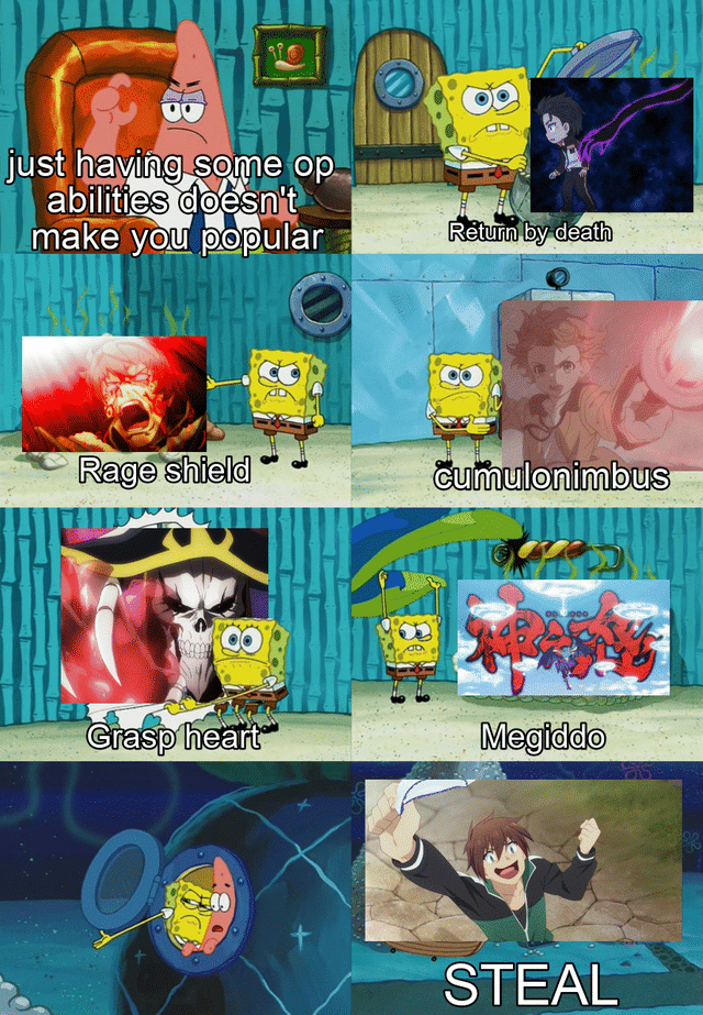 meme kemampuan mencuri Kazuma