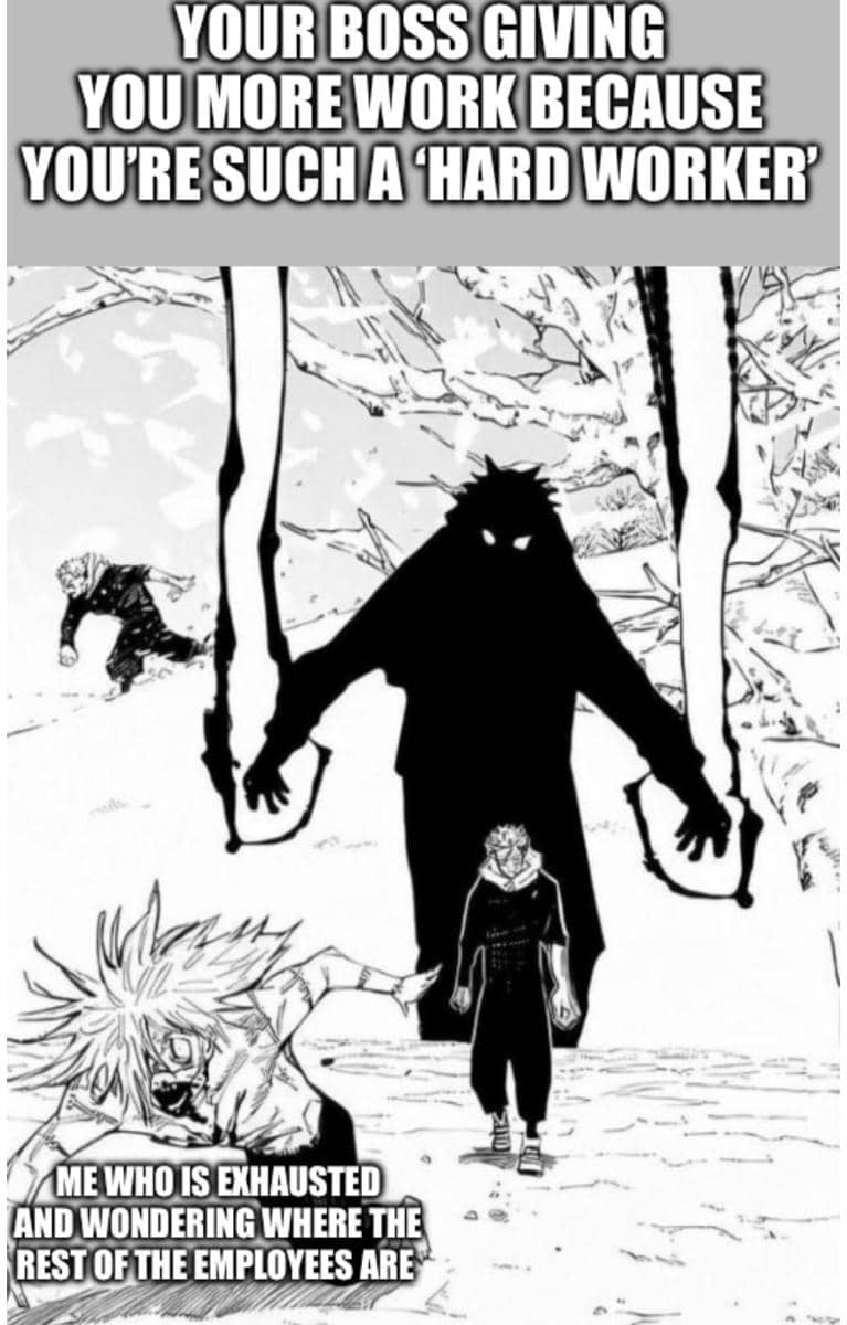 meme anime tentang lelah