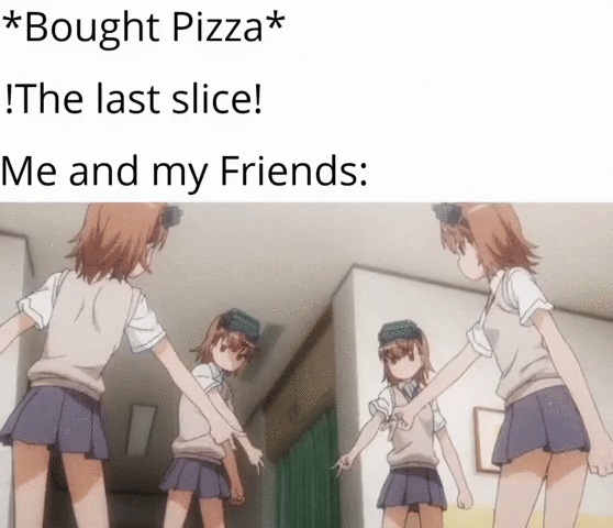 meme anime tentang menginap