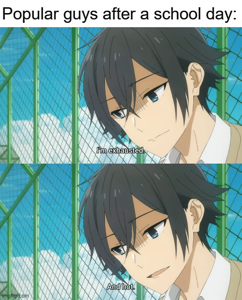 meme anime tentang lelah