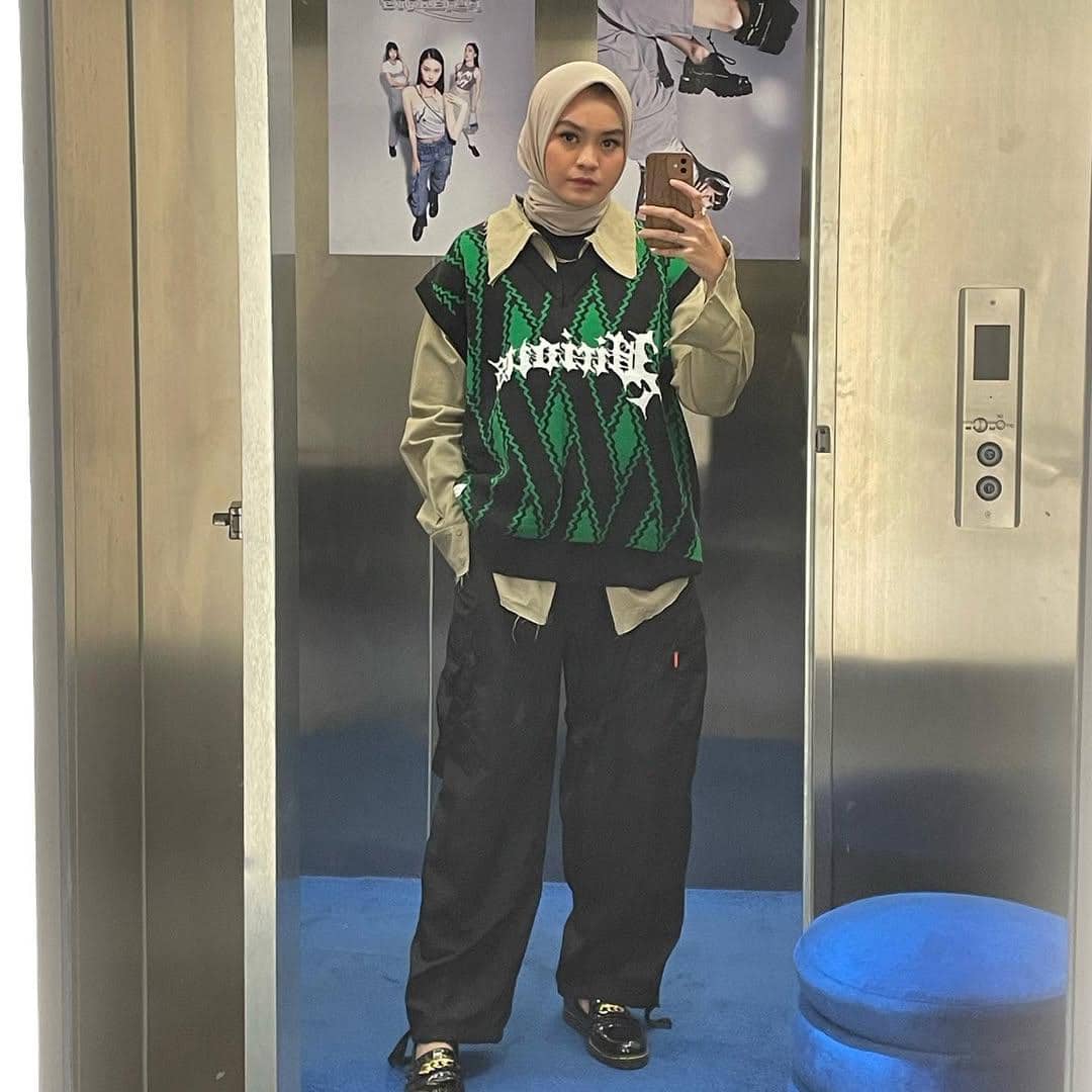 OOTD dengan baggy pants