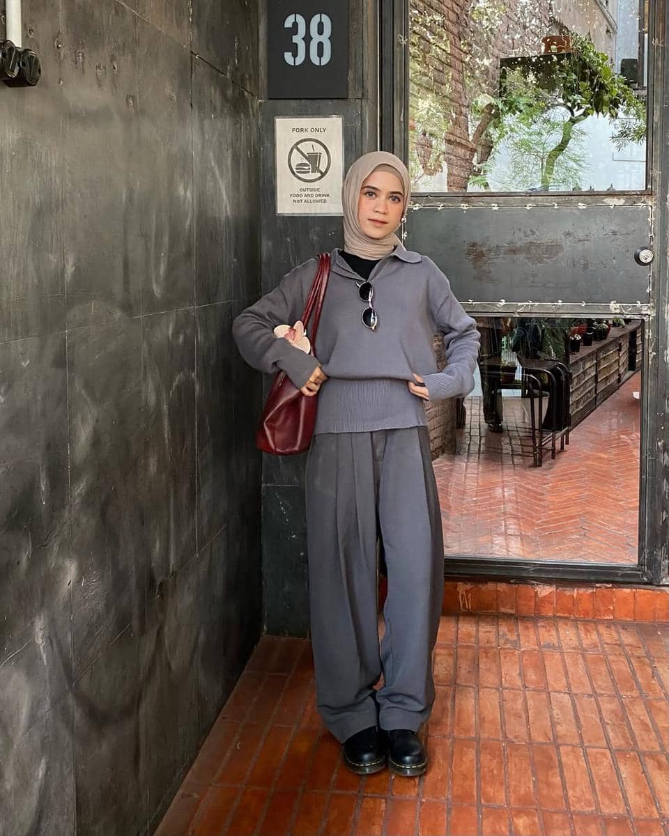 OOTD ke Kafe ala Aisyah Ibrahim