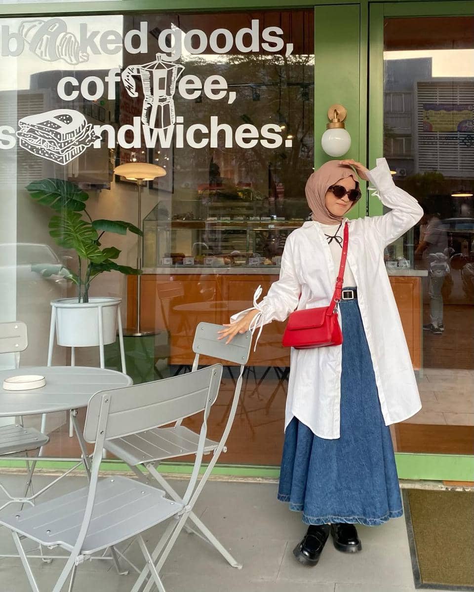 OOTD ke Kafe ala Aisyah Ibrahim