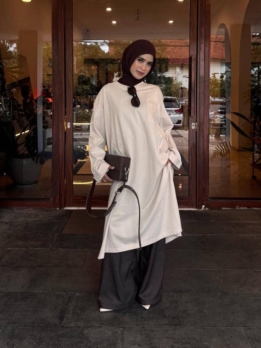 OOTD ke Kafe ala Aisyah Ibrahim