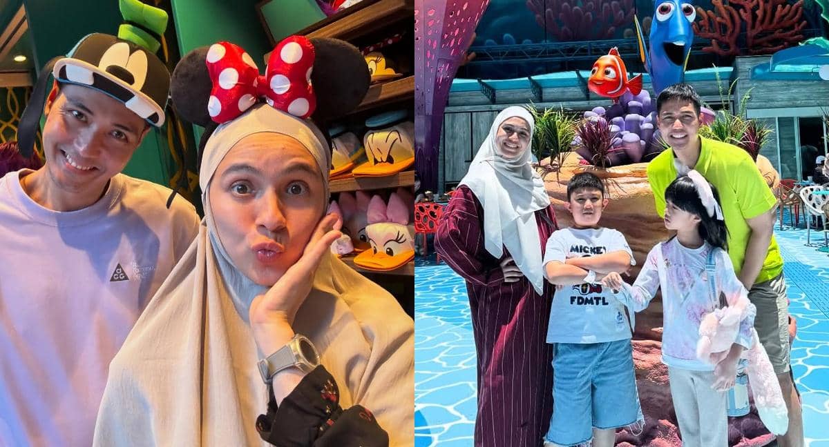 8 Potret Nycta Gina dan Keluarga Jalan-Jalan di Kapal Pesiar