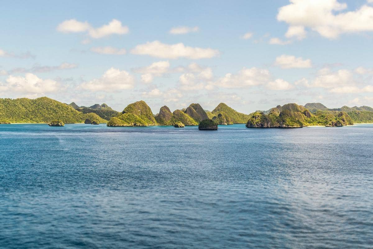 potret perairan Palau yang menjadi bagian dari kawasan perlindungan laut nasional