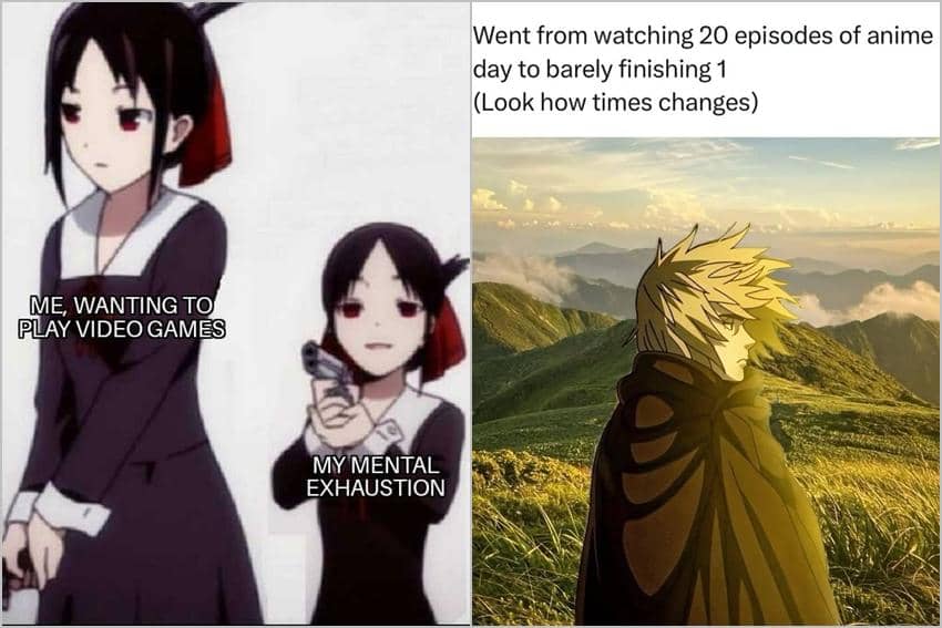 8 Meme Anime tentang Lelah, Mau Main Game pun Capek