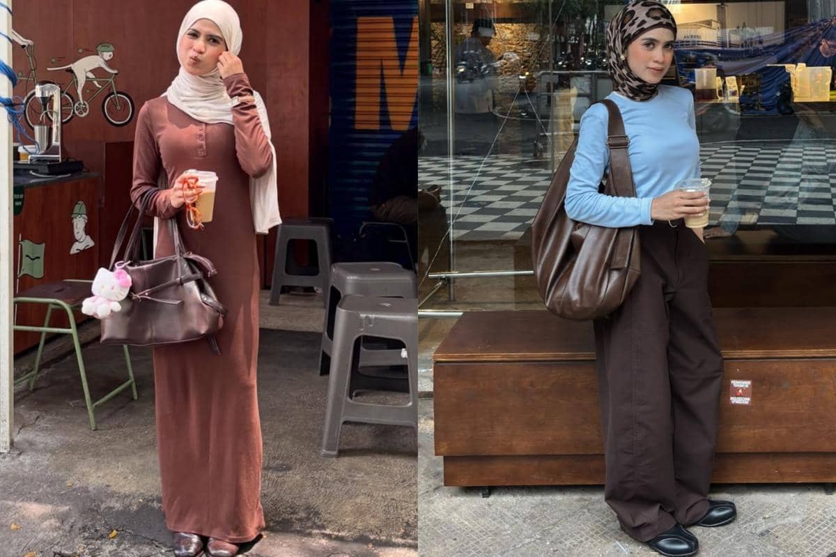7 Inspirasi Outfit ke Kafe ala Aisyah Ibrahim, Gayanya Cozy!