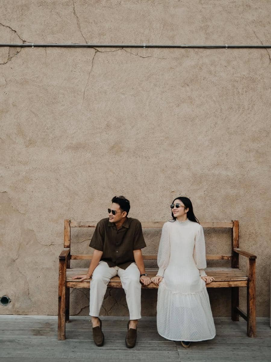 Photoshoot Febby Rastanty dan suami di kota wisata Al Seef