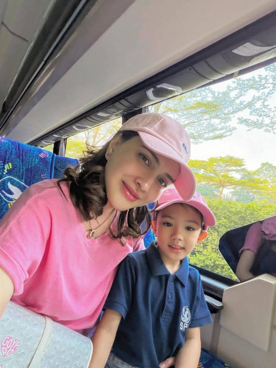 Claire anak Shandy Aulia ikut school trip