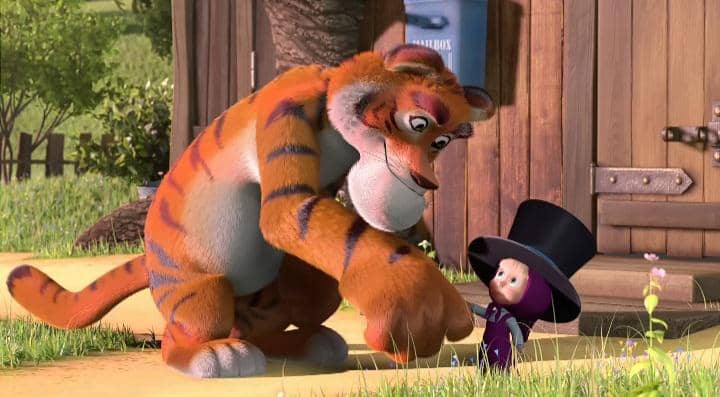 Tiger dan Masha dalam Masha and The Bear 