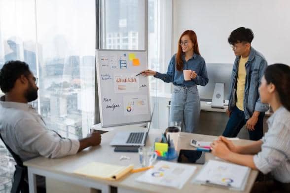 ilustrasi menyusun strategi