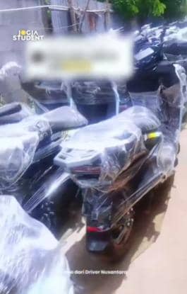 Motor listrik MBG bercap BGN.