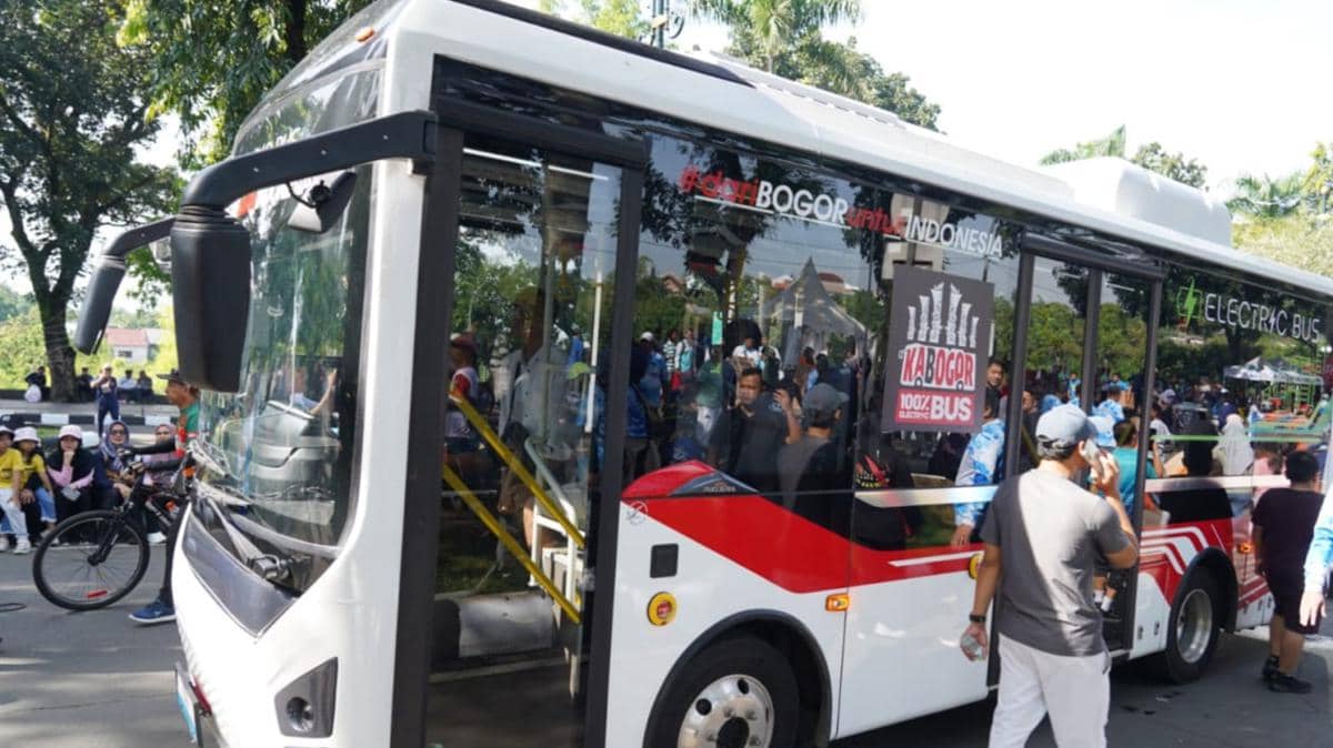 Pemkab Bogor Luncurkan Bus Listrik Rute Bojonggede–Sentul