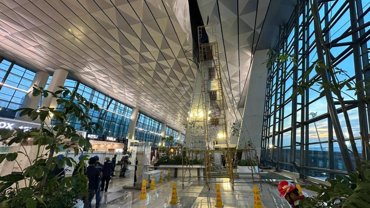 Atap Terminal 3 Bandara Soetta Sudah Diperbaiki setelah 5 Menit Jebol