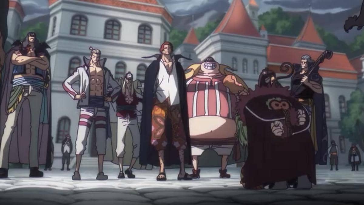 Shank mengadili Bartolomeo yang menginjak-injak bendera Red Hair  - One PiecePirates