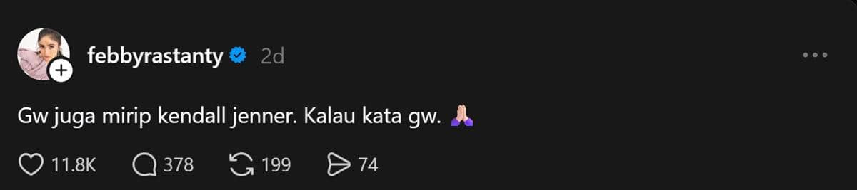 Reaksi Febby Rastanty soal orang yang manfaatkan meninggalnya Vidi Aldiano